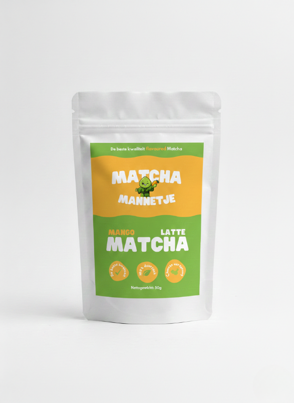 Matcha latte mango